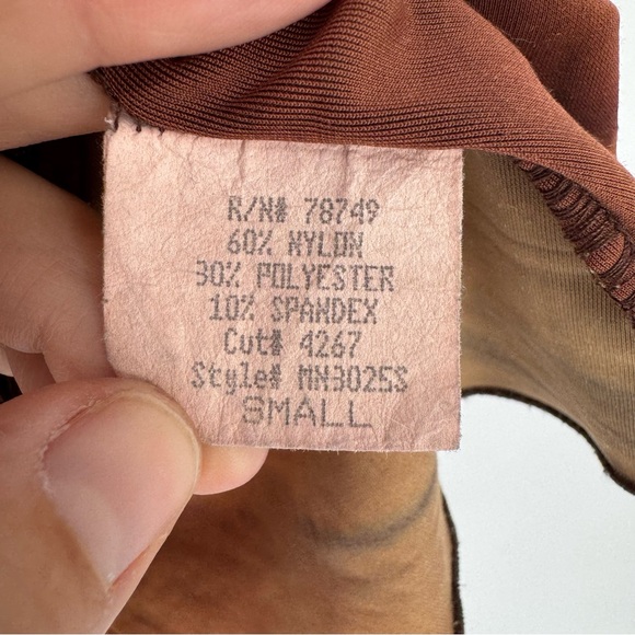 Vintage Y2K 90s Wet Seal Whimsigoth Babydoll Baby Tee Velvet Burnout Top Size S - Picture 6 of 6